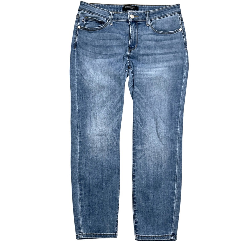 Judy Blue Jeans‎ Ankle Skinny Women 31 Blue Denim Cotton Stretch JB82103JSMD